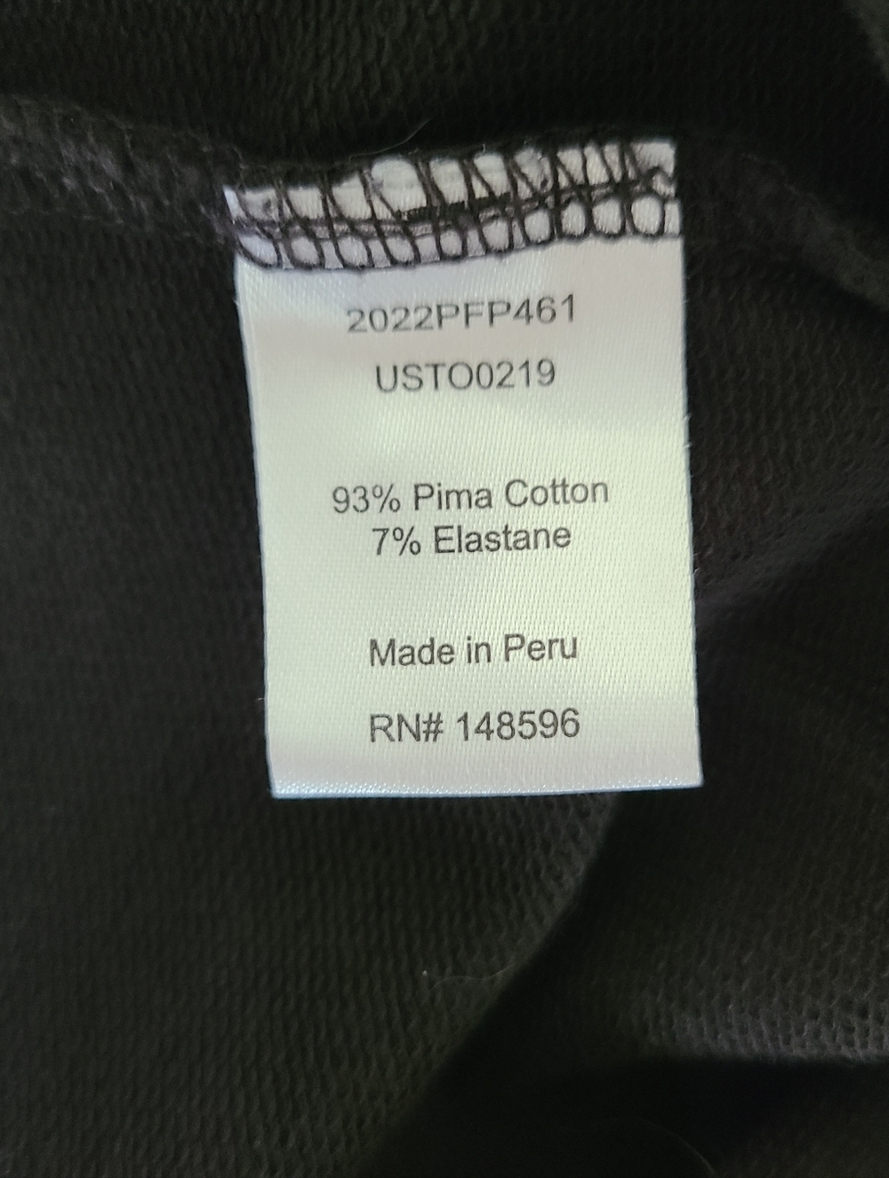 universal standard bree sweatshirt dress black cotton crewneck size L (22/24) - Picture 6 of 7